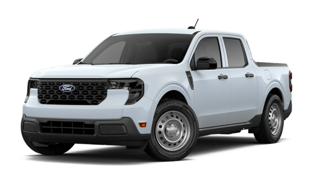 2026 Ford Maverick XL in Space White Metallic — front three-quarter view
